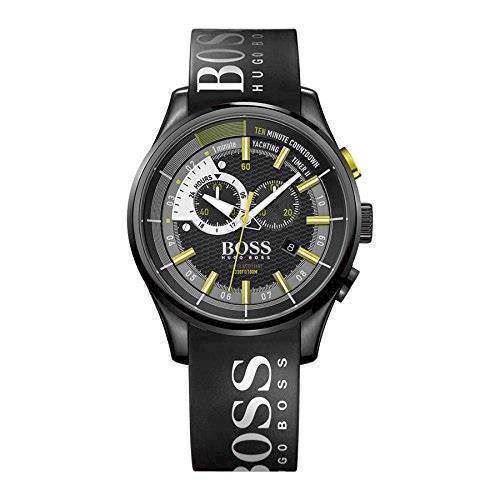 Image of fra Hugo Boss IP Sort Yachting Timer ll Quartz herre ur